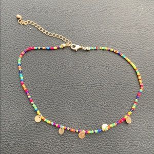 francesca’s colorful beaded neckless